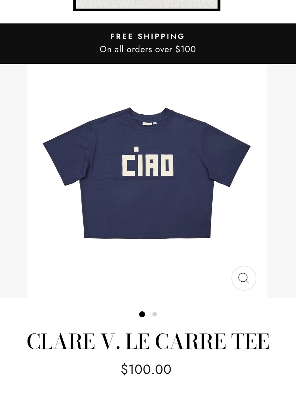 CLARE V. LE CARRE TEE